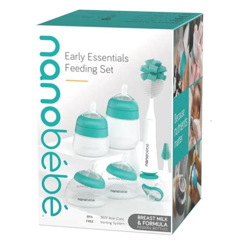 NANOBÉBÉ Nanobebe Baby Bottle Set Anti-Colic Baby Bottle Gift India | Ubuy