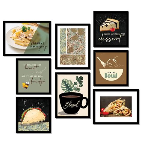 Restaurant Wall Decor - Set of 8 – Kotart