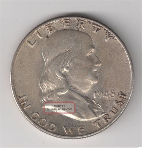 1948 50c Franklin Silver Half Dollar