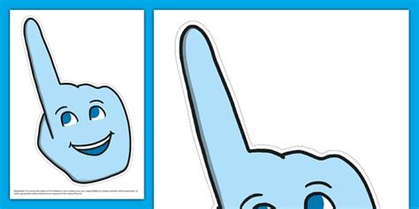 Finger Spaces Clip Art Cut-Out