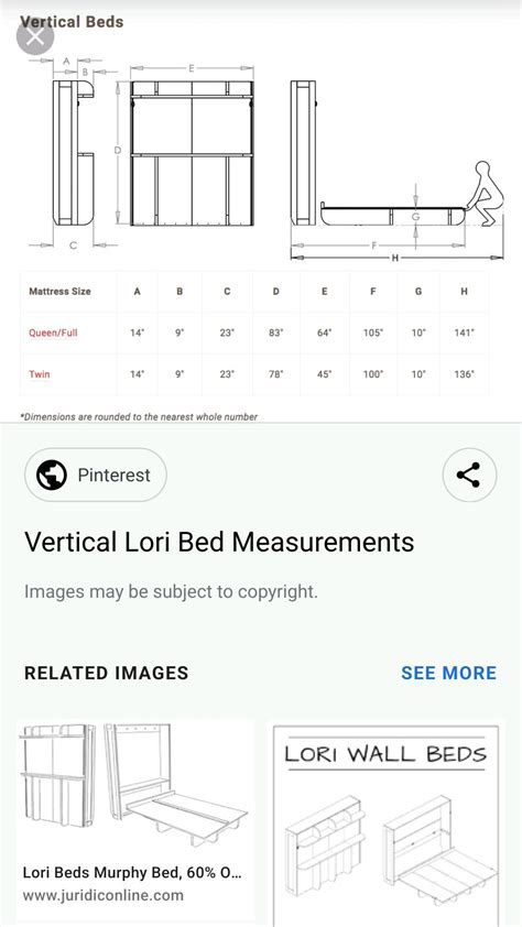 Lori Bed Dimensions | DIY Bed Frame Plans