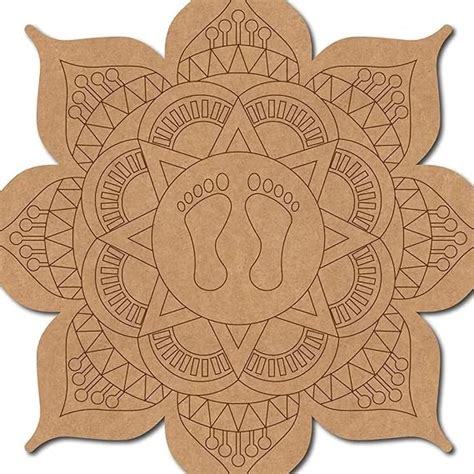 Acrylic sheets india Pack of 5 Maa Durga MDF Cutout for DIY Spiritual ...