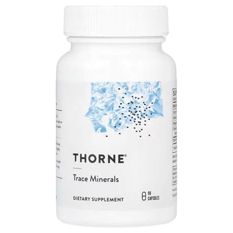 Thorne Research Trace Minerals 90 Capsules – Australian Health & Nutrition