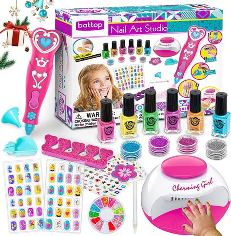 Amazon.com : Combaybe Kids Nail Polish Set for Girls - Girls Toys 8-10 ...