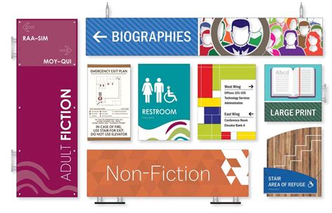 Library Signage 的图像结果