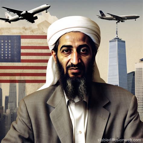 Artistic Poster of Osama bin Laden | Stable Diffusion Online