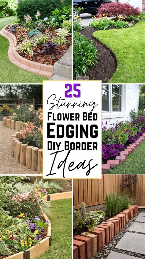 25 Flower Bed Edging Ideas That Will Transform Your Outdoor Spaces ...