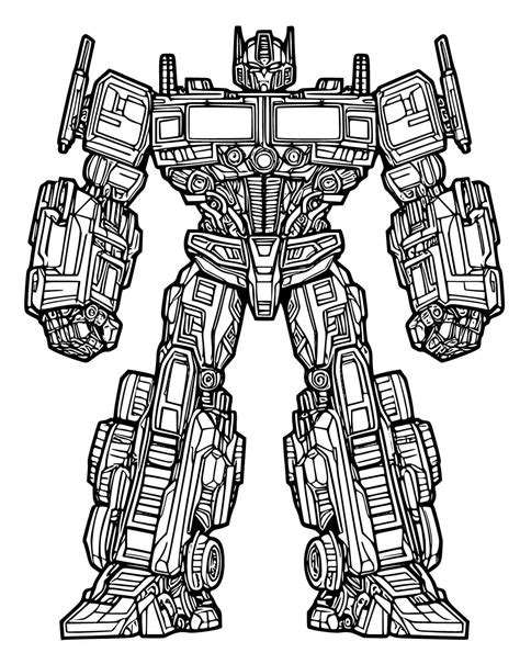 Optimus Prime Printable coloring page - Download, Print or Color Online ...
