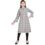 Buy White Button Girls' Chiffon Salwar Suit at Amazon.in