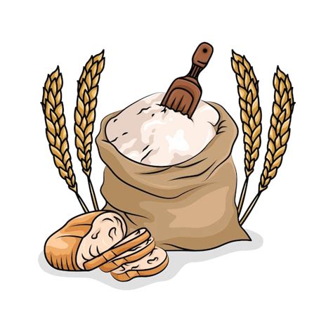 Ilustração de farinha | Vetor Premium