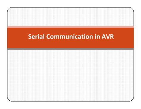 10 UART MCI [Compatibility Mode] - Serial Communication in AVR Parallel ...