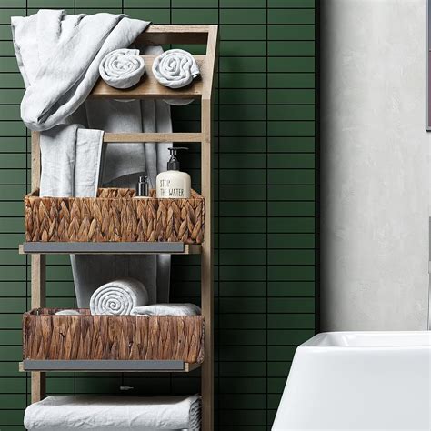 Buy HOSROOME Water Hyacinth Storage Basket for Shelves Wicker Baskets ...