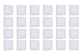 Buy BENE® Aluminium Square Surface Panel Ceiling Light (Warm White, 18w ...