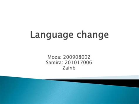 Image result for Language Change Examples