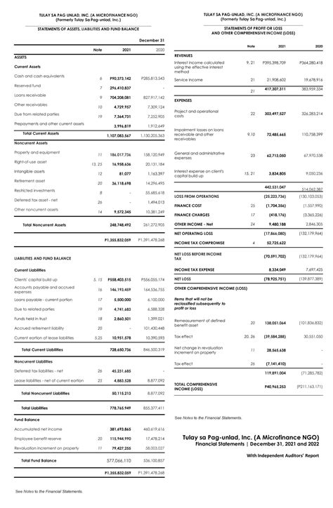 Complete Set Of Audited Financial Statements at Russell Chau blog