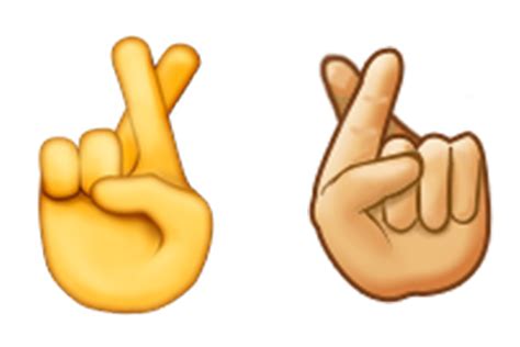 What Does The Crossed Finger Emoji Mean - Infoupdate.org