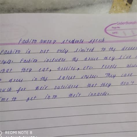 fashion among student - Brainly.in