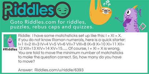 Image result for Matchstick Math Riddles