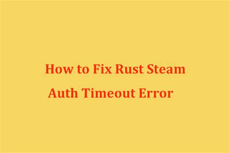 Rust Steam Authentication Invalid 的图像结果