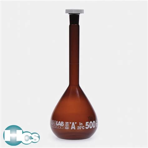 Jual Labu Ukur Amber - volumetric flask standard amber class A 100 ml ...