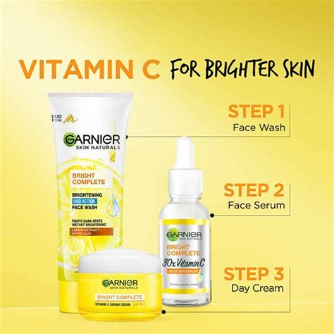 Garnier Bright Complete Duo Action Brightening Face Wash