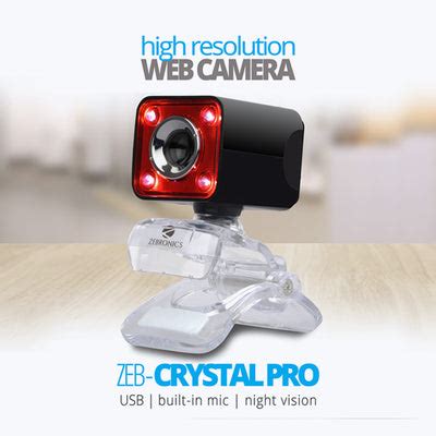 Zebronics Crystal Pro Web Camera