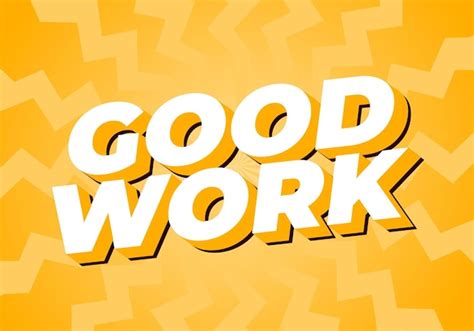 Good Work Text 的图像结果