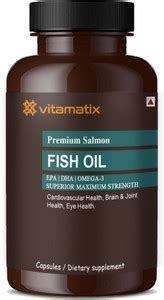 Vitamatix Salmon Fish Oil 1000mg Triple Strength 660mg (G123) Price in ...