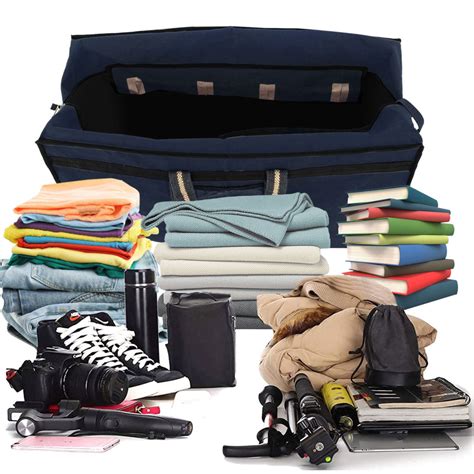 NISUN Large Strong Travel Luggage Duffel Storage Bag with Wheels (73 x ...