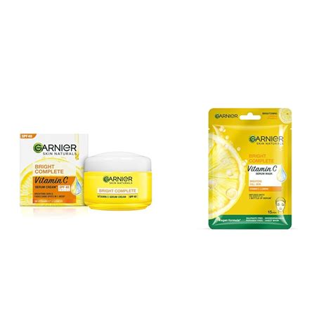 Garnier Skin Naturals, Day Cream, 45 g & Garnier Skin Naturals, Face ...