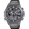 Casio Edifice ECB-30DC-1BDF Gray Analog-Digital Dial Gray Resin Strap ...