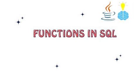 Image result for Example of Functions in SQL