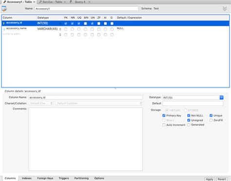 How to Set Foreign Key in MySQL Workbench 的图像结果