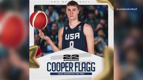 Cooper Flagg named 2022 USA Basketball Male Athlete of the Year ...