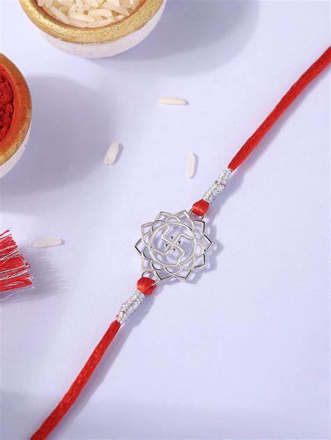 Buy Original Silver Rakhi for Brother at Best Price – Ornate Jewels