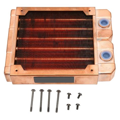 Heat Exchanger Radiator, Red Copper Computer Radiator, Water Cooling ...