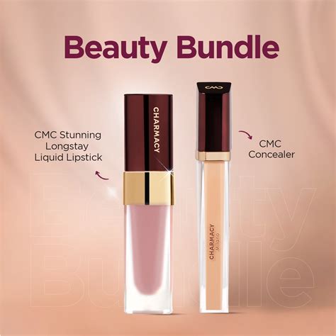 CMC CONCEALER + STUNNING LONGSTAY LIQUID LIP - Pack of 2 (Bundle ...
