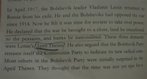 What role did Vladimir Lenin have in Russia in 1917? - Brainly.in