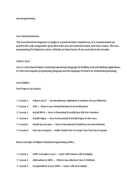 Java Programming PDF 的图像结果