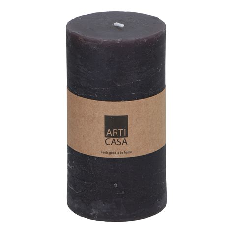 Kerze 7 x 13 cm schwarz | Online Shop Gonser - Sicher & Günstig einkaufen