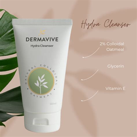 Dermavive Hydra Cleanser: Gentle Cleanser for All Skin Types ...