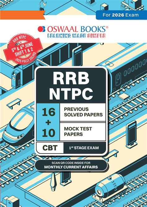 Best Books for RRB NTPC Exam | For 2026 Exams – Oswaal Books