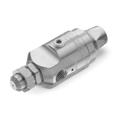 Automatic Air-Actuated Air Atomizing Nozzle, Nickel-Plated Brass, B6218 ...