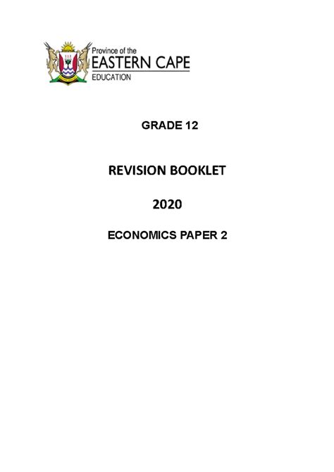 Image result for Economics Lessons Grade 12 Term 2
