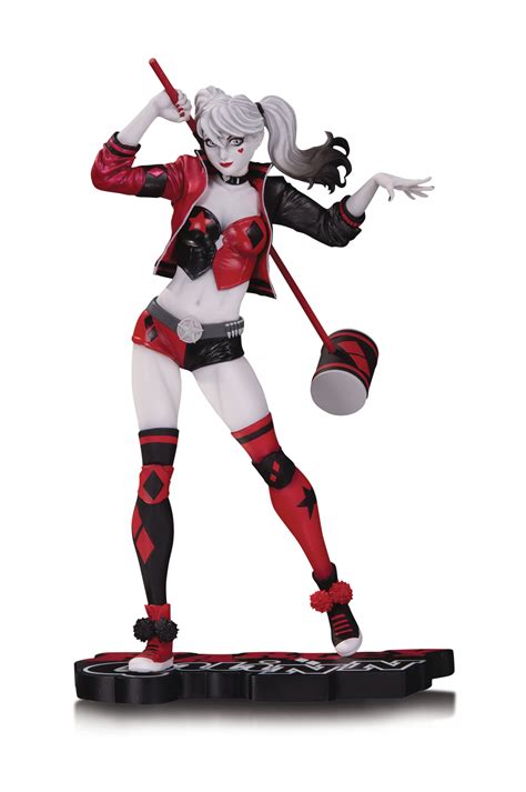 Harley Quinn Red, White & Black Statue by Philip Tan Statue – Brian ...