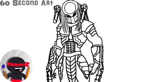 Image result for Predator Drawing Tutorial