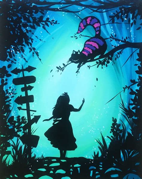 Art at Home: Alice in Wonderland! - Uncorked Canvas