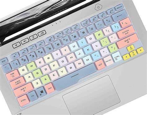 Leze - Ultra Thin Keyboard Skin Cover for 14" ASUS ROG Zephyrus G14 ...