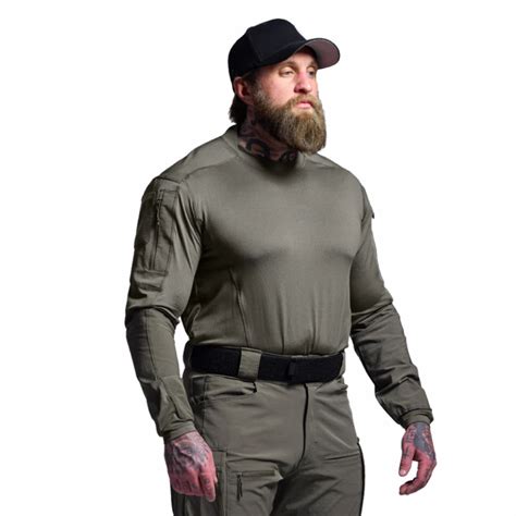 Born Primitive ボーンプリミティブ Long Sleeve Op Top ロングスリーブ Opトップ コンバットシャツ Sサイズ ...