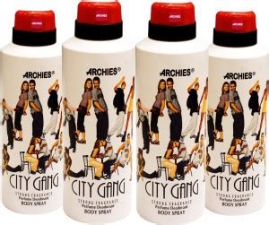 ST.JOHN Archies Deo City Gang -Body Spray 175ml (PACK 4) Deodorant ...